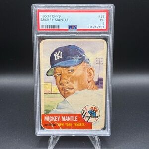 1953 Topps #82 Mickey Mantle PSA PR 1